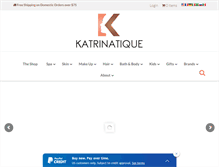 Tablet Screenshot of katrinatique.com